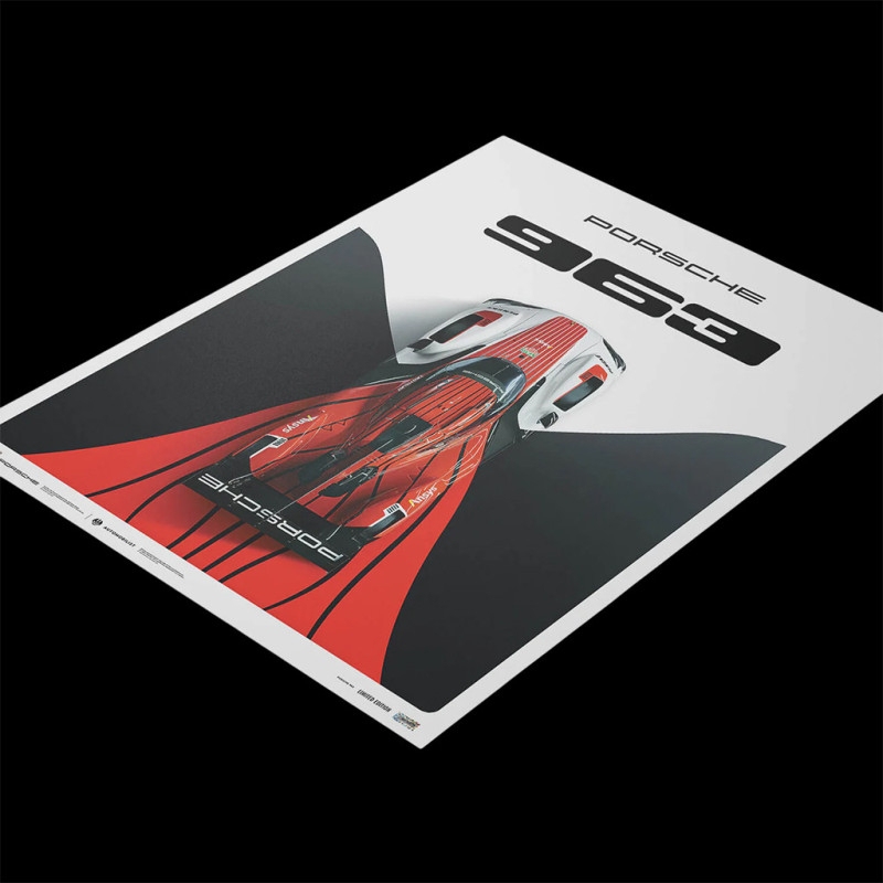 Porsche Poster 963 Penske 2024 50 x 70 cm PROD01004966