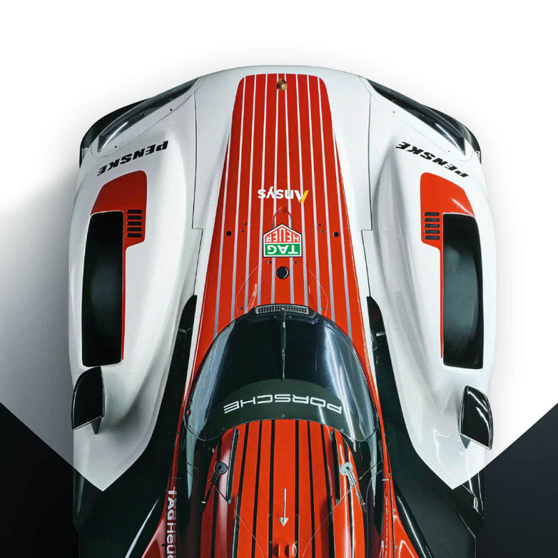 Porsche Poster 963 Penske 2024 50 x 70 cm PROD01004966