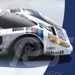 Porsche Poster 917 KH n° 22 Winner 24h Le Mans 1971 100th Anniversary 50 x 70 cm PROD01004343