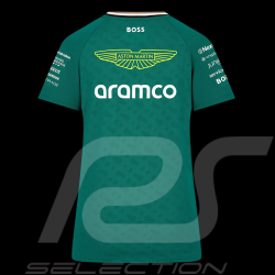 Aston Martin T-Shirt F1 Team Alonso / Stroll Green Lux 701229261 - Damen
