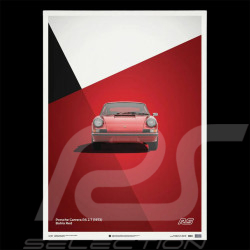 Porsche Poster 911 Carrera RS 2.7 1973 Bahiarot 50 x 70 cm PROD01000112