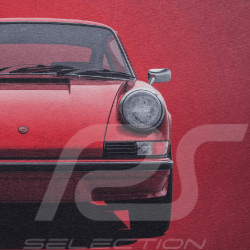 Porsche Poster 911 Carrera RS 2.7 1973 Bahiarot 50 x 70 cm PROD01000112