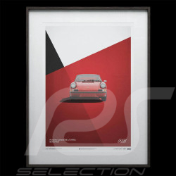 Porsche Poster 911 Carrera RS 2.7 1973 Bahia Red 50 x 70 cm PROD01000112
