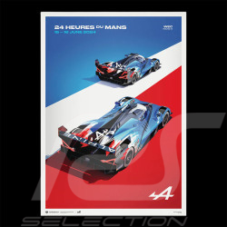 Alpine Poster A424 24h Le Mans 2024 50 x 70 cm PROD01004961