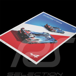 Alpine Poster A424 24h Le Mans 2024 50 x 70 cm PROD01004961