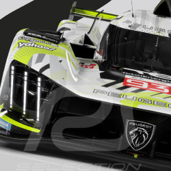 Peugeot Poster 9X8 n° 93 24h Le Mans 2024 50 x 70 cm PROD01004964