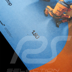McLaren Poster F1 Team Weltrekord Boxenstopp F1 2023 Lando Norris n° 4 70 x 50 cm PROD01004857