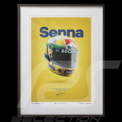 McLaren Poster MP4/4 Ayrton Senna Helmet San Marino GP 1988 F1 50 x 70 cm PROD01000093