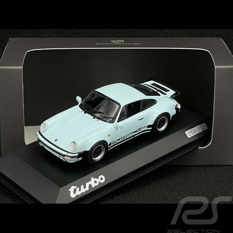 Porsche 911 Turbo Type 930 1974 50 ans Anniversaire Bleu Polaire 1/43 Minichamps WAP0202220S930