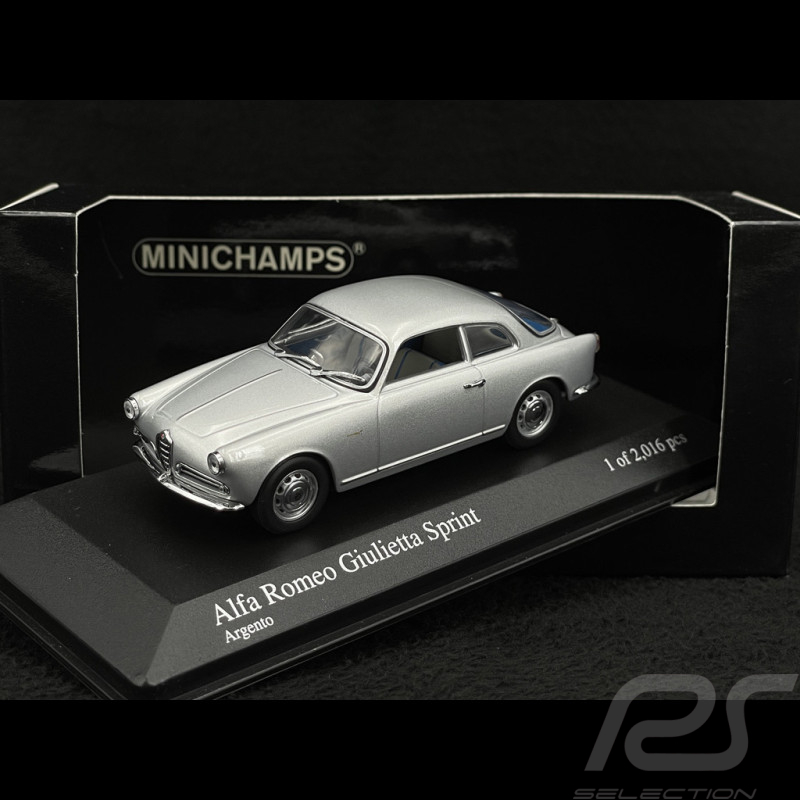 Alfa Romeo Giulietta Sprint 1954 Gris Argent 1/43 Minichamps 400120400
