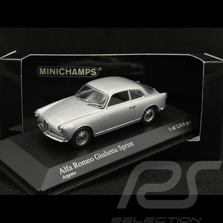 Alfa Romeo Giulietta Sprint 1954 Silbergrau 1/43 Minichamps 400120400