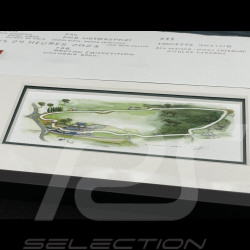 Porsche 911 RSR Type 991 n° 85 Iron Dames 24h Le Mans 2023 40 x 50 cm Black frame Limited edition Uli Ehret - 1115