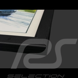 Porsche Frame 911 Carrera Type 993 Black Black Wooden Frame 25 x 30 cm - Uli Ehret