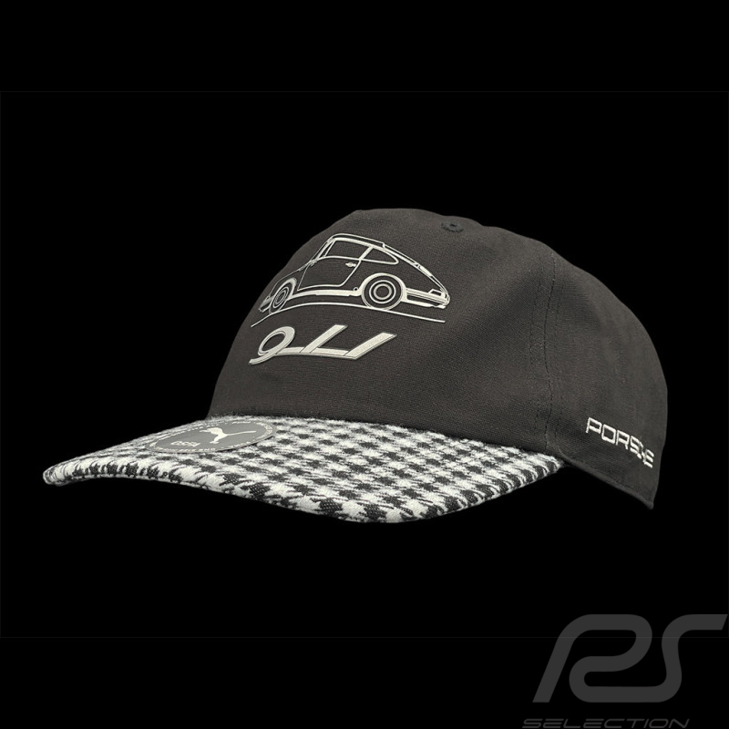 Porsche 911 Cap Legacy Puma Schwarz / Pepita 027324-01 - Unisex