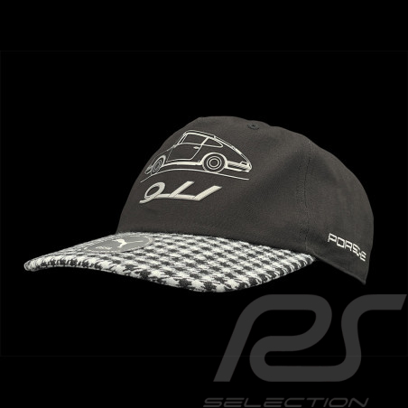 Porsche 911 Cap Legacy Puma Schwarz / Pepita 027324-01 - Unisex