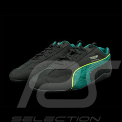 Chaussure Aston Martin F1 Team Speedcat Puma Sport Sneaker Noir / Vert Lux 309137-03 - mixte
