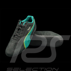 Chaussure Aston Martin F1 Team Speedcat Puma Sport Sneaker Noir / Vert Lux 309137-03 - mixte