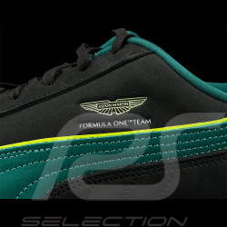 Chaussure Aston Martin F1 Team Speedcat Puma Sport Sneaker Noir / Vert Lux 309137-03 - mixte