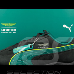 Aston Martin Shoes F1 Team Speedcat Puma Sport Sneaker Black / Green Lux 309137-03 - Unisex