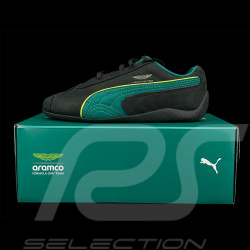 Aston Martin Schuhe F1 Team Speedcat Puma Sport Sneaker Schwarz / Green Lux 309137-03 - Unisex