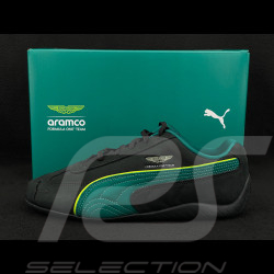 Chaussure Aston Martin F1 Team Speedcat Puma Sport Sneaker Noir / Vert Lux 309137-03 - mixte
