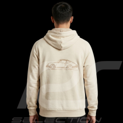 Sweat Porsche 911 Legacy à Capuche Puma Beige 637103-09 - mixte