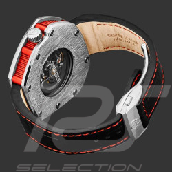 Lamborghini Automatikuhr Spyderleggero Tonino Leather Schwarz / Rot TLF-T06-2