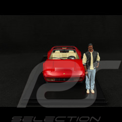 Duo Ferrari 328 GTS 1985 US-Version + Figurine Axel Foley Le Flic de Beverly Hills II 1/18 KK Scale KKDC181701 - KKFIG028