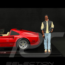 Duo Ferrari 328 GTS 1985 US-Version + Figurine Axel Foley Le Flic de Beverly Hills II 1/18 KK Scale KKDC181701 - KKFIG028
