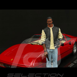 Set von Ferrari 328 GTS 1985 US-Version + Axel Foley Figur Beverly Hills Cop II 1/18 KK Scale KKDC181701 - KKFIG028