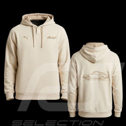 Porsche 911 Kapuzenpullover Legacy Puma Beige 637103-09 - Unisex