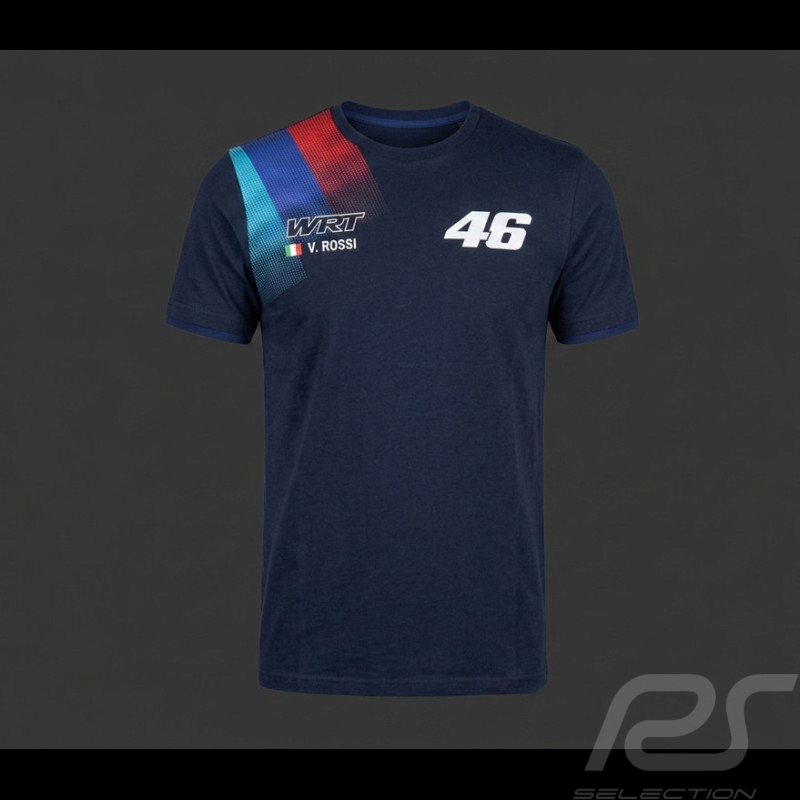 T-shirt Valentino Rossi VR46 Officiel WRT Bleu Marine VR575202 - mixte