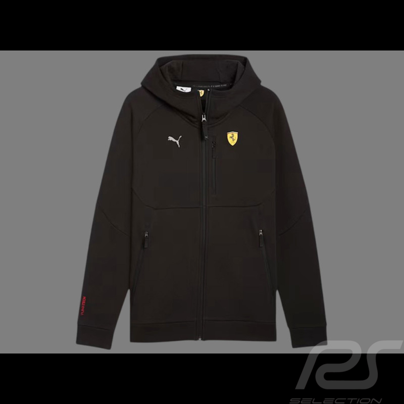 Sweat Ferrari Leclerc / Hamilton à capuche zippé PumaTech Noir 633936-01