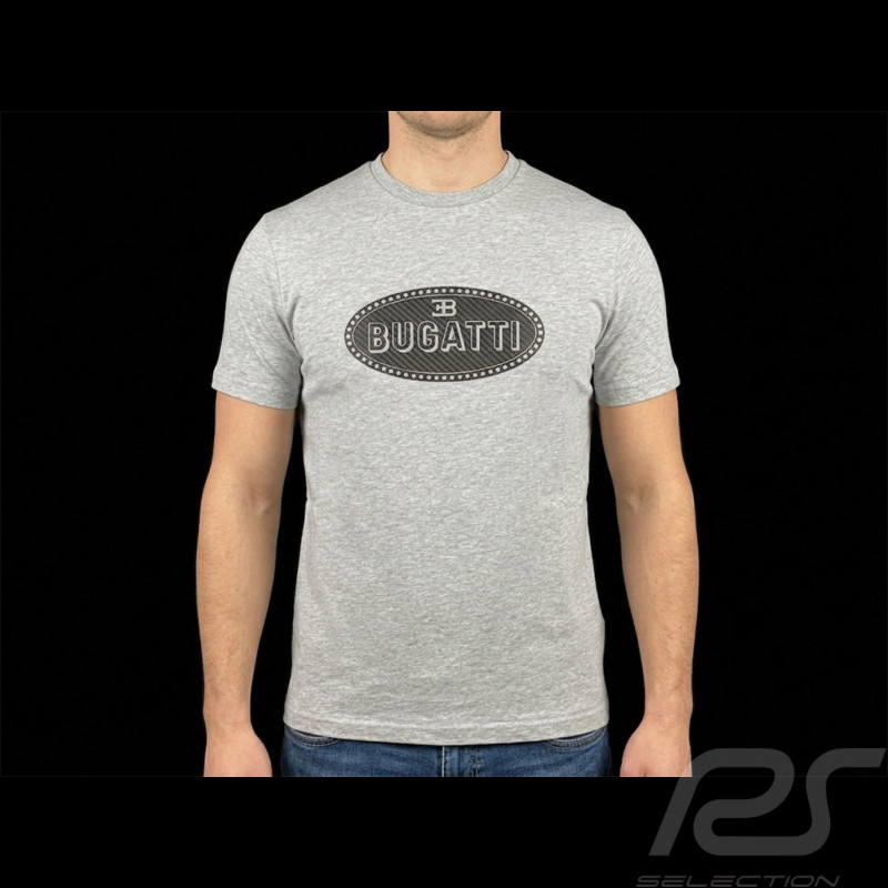 Bugatti T-Shirt Badge Grey BGT040-150 - Men
