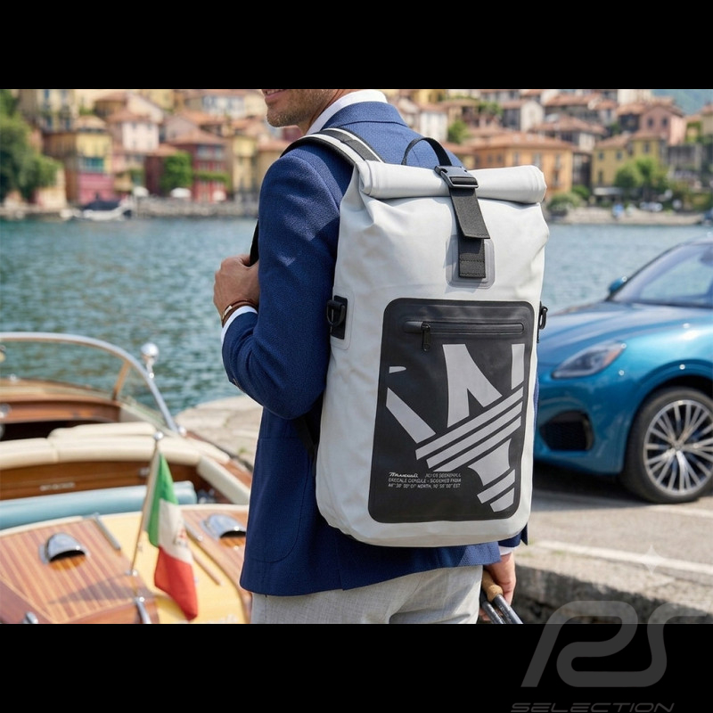 Maserati Rucksack Hybrid Grau / Schwarz