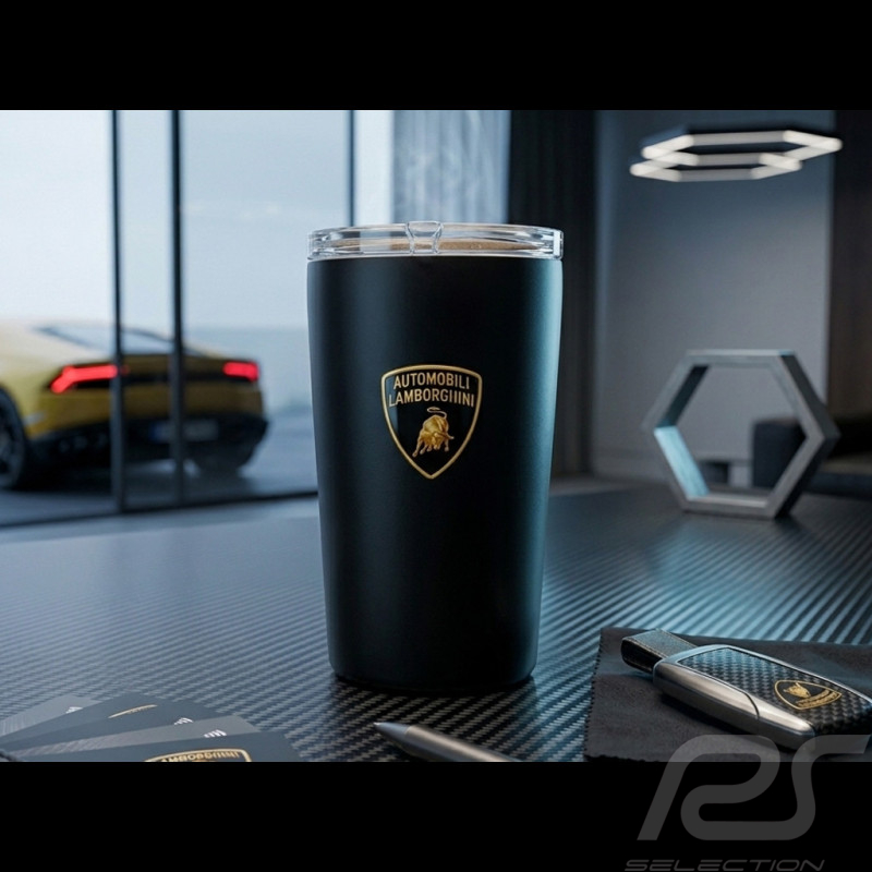 Mug Lamborghini Isotherme Noir Mat GRS22009