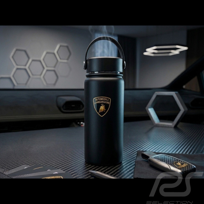 Lamborghini Thermal Bottle Matte Black GRS22008