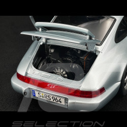 Porsche 911 Carrera RS Type 964 Jantes Cup 1992 Argent Polaire 1/12 KK Scale KKDC120245C