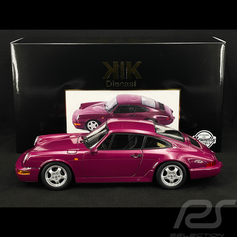 Porsche 911 Carrera RS Type 964 Jantes Cup 1992 Rouge Rubis 1/12 KK Scale KKDC120246C