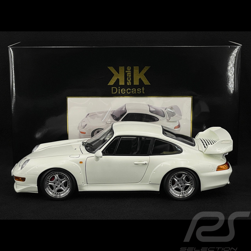 Porsche 911 GT2 Typ 993 Speedline-Felgen 1996 Weißer Grand Prix 1/12 KK Scale KKDC120284S