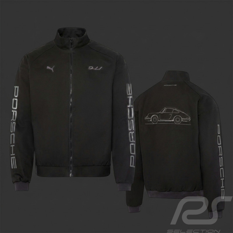Porsche 911 Jacket Legacy Puma Black 637101-01 - Unisex