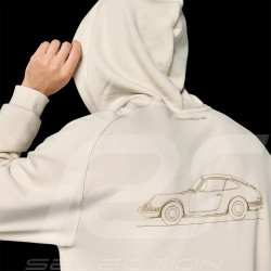 Sweat Porsche 911 Legacy à Capuche Puma Beige 637103-09 - mixte