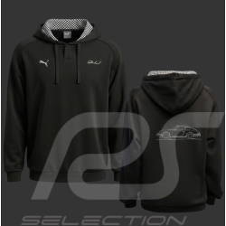 Porsche 911 Kapuzenpullover Legacy Puma Schwarz 637103-01 - Unisex