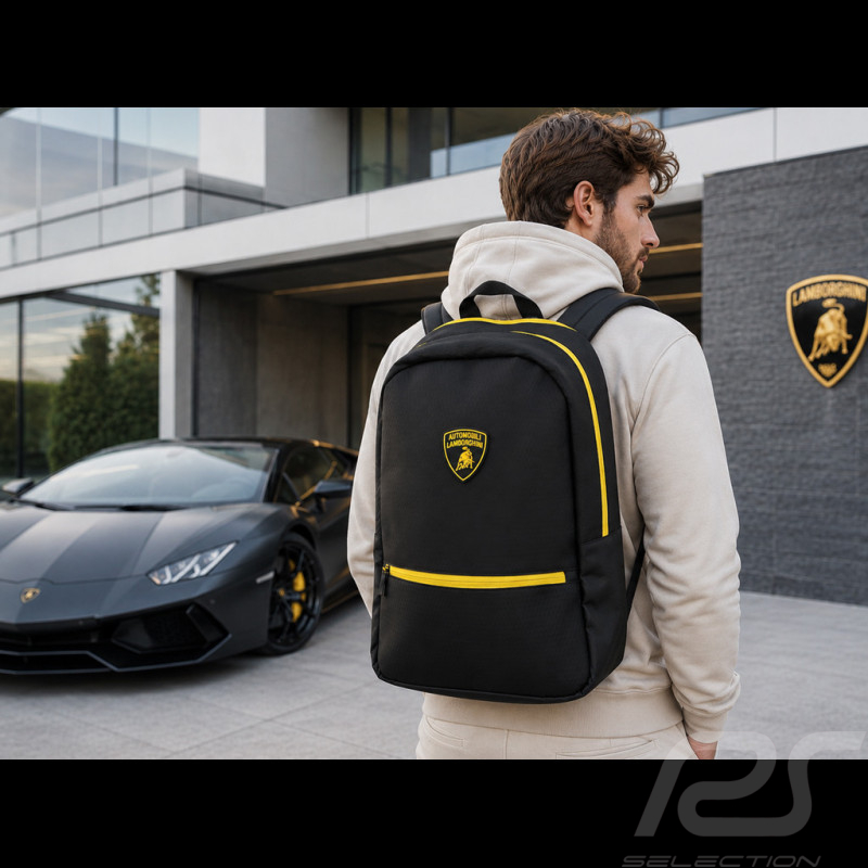Lamborghini Rucksack Schwarz / Gelb GRS22011