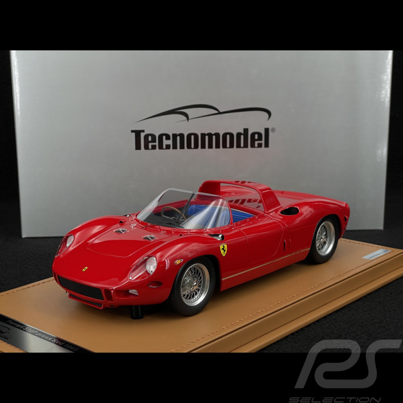 Ferrari 330P 1965 Press Version Rosso Corsa 1/18 Tecnomodel TM18-309A