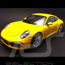 Porsche 991 Carrera S jaune 1/18 Welly 18047Y 