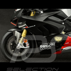 Ducati Panigale V4 SP2 2023 Mattschwarz 1/12 TrueScale Models TSMMC0019