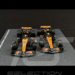 McLaren MCL39 Lando Norris n° 4 / Oscar Piastri n° 81 Vainqueur Championnat du Monde Constructeur 2025 F1 1/64 Spark 64S084