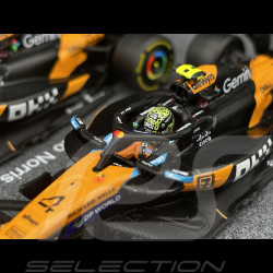 McLaren MCL39 Lando Norris n° 4 / Oscar Piastri n° 81 Vainqueur Championnat du Monde Constructeur 2025 F1 1/64 Spark 64S084