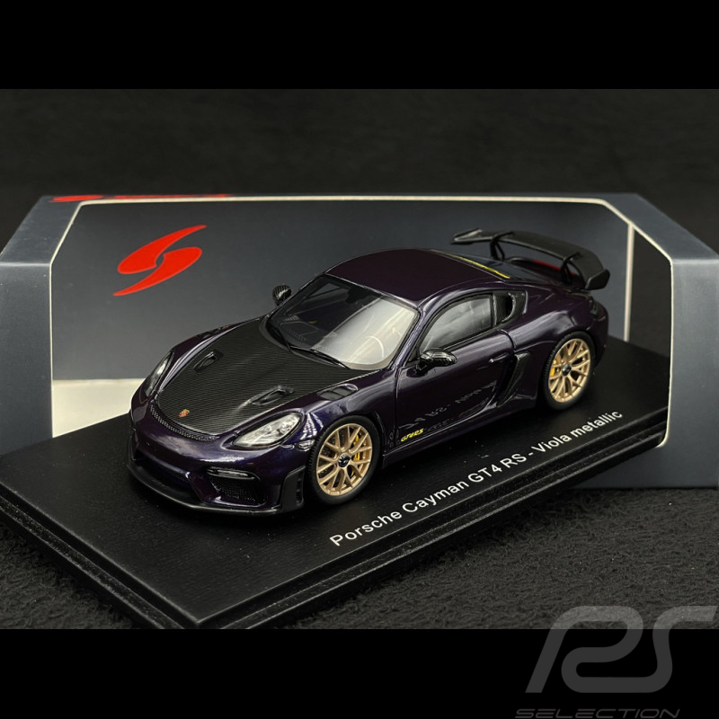 Porsche 718 Cayman GT4 RS Type 982 Pack Weissach 2023 Viola Métallique 1/43 Spark S8782